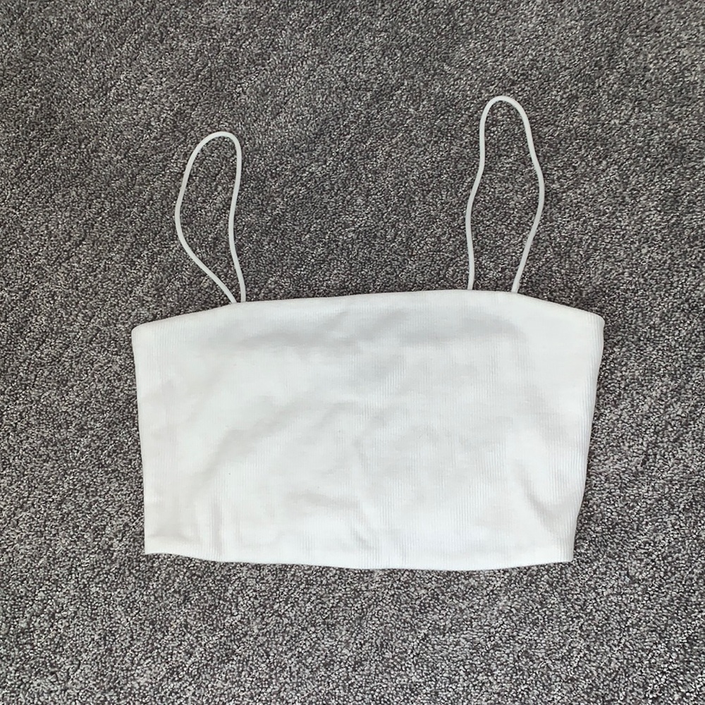 Shein White Crop Top